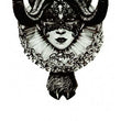 Load image into Gallery viewer, Goat Horned Woman Best Temporary Tattoos

