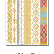 Load image into Gallery viewer, Gold Leaf and Gold Notes Pattern Metallic Temporary Tattoos
