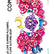 Load image into Gallery viewer, Gold Moon Purple Lotus Flower in Pink Blossoms and Blue Ribbons Temporary Chest Tattoos
