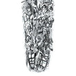 Load image into Gallery viewer, Greek Gods Collage on Mount Olympus Temporary Sleeve Tattoos
