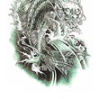 Load image into Gallery viewer, Green and Silver Chinese Dragon Best Temporary Tattoos
