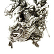 Load image into Gallery viewer, Group Of Fighting Samurai Warriors Best Temporary Tattoos

