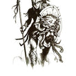 Load image into Gallery viewer, Helmeted Warrior with Spear And Shield Best Temporary tattoos
