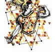 Load image into Gallery viewer, Hermes Winged In Gold Best Temporary tattoos
