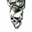 Load image into Gallery viewer, Horned Demon Man on Skull Best Temporary Tattoos
