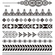 Load image into Gallery viewer, Intricate &amp; Geometric Pattern Henna Style Black Temporary Tattoo Sheet
