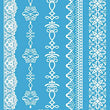 Load image into Gallery viewer, Intricate Eastern Influenced Henna Style White Temporary Tattoo Sheet

