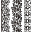 Load image into Gallery viewer, Intricate Flower Butterfly Lace Black Henna Style Black Temporary Tattoo Sheet
