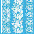 Load image into Gallery viewer, Intricate Flower Butterfly Lace White Henna Style White Temporary Tattoo Sheet
