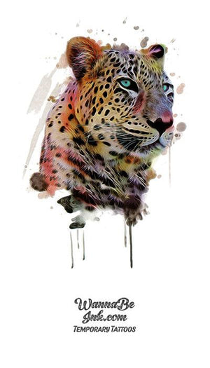 Jaguar Dripping Paint Best Temporary Tattoos
