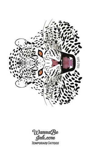 Jaguar In Dots Best Temporary Tattoos