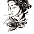 Load image into Gallery viewer, Moon Behind Woman Best Temporary Tattoos
