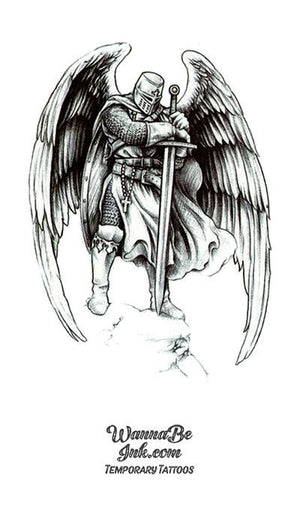 Warrior Angel Tattoo Designs - Tattdiz