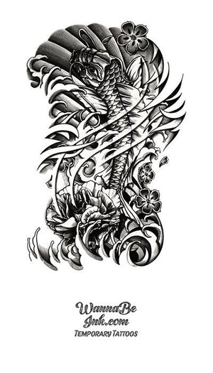 Pin by Илья on Fish | Arm tattoos japanese, Koi tattoo sleeve, Japanese  sleeve tattoos