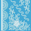Load image into Gallery viewer, Lotus Intricate Pattern Garter White Henna Style White Temporary Tattoo Sheet

