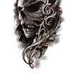 Load image into Gallery viewer, Mummy Skull And Butterfly Best Temporary Tattoos
