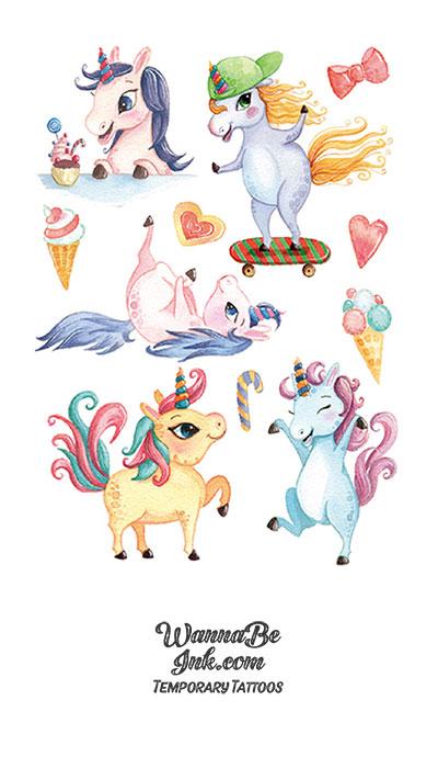My Little Ponies Best Temporary tattoos