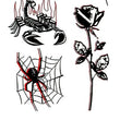 Load image into Gallery viewer, Fancy Haired Woman Temporary Tattoos
