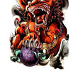Load image into Gallery viewer, Orange Tiger Dragon Best Temporary Tattoos
