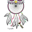 Load image into Gallery viewer, Owl Eyes On Dream Catcher Best Temporary tattoos
