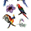 Load image into Gallery viewer, Parrots In Flight Best Temporary Tattoos
