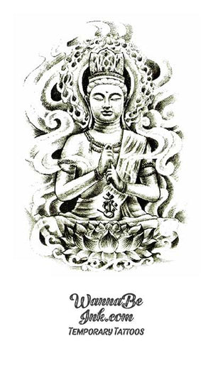Peaceful Buddha Meditation Best Temporary Tattoos