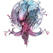 Load image into Gallery viewer, Pink and Blue Budding Tree Design Best Temporary Tattoos
