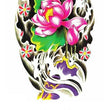 Load image into Gallery viewer, Pink Lotus Flower Surrounded By Blossoms Best Temporary Tattoos
