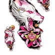 Load image into Gallery viewer, Pink Hairless Cat Face Best temporary Tattoos

