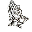 Load image into Gallery viewer, Praying Basketball Hands Best Temporary Tattoos
