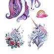 Load image into Gallery viewer, Purple Unicorn Best Temporary Tattoos
