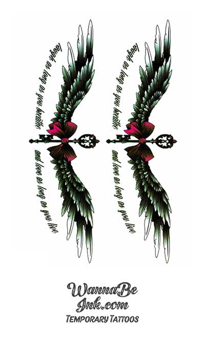 Vintage vintage energie wings tattoo tribal long sleeve | Grailed
