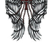 Load image into Gallery viewer, Red Cross with Angel Wings Best Temporary Tattoos
