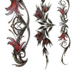 Load image into Gallery viewer, Red Flowers in Arm Bands Best temporary tattoos
