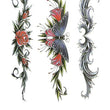 Load image into Gallery viewer, Red Rose Arm Bands Best Temporary Tattoos
