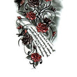 Load image into Gallery viewer, Red Roses and Poetry Best Temporary Tattoos
