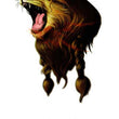 Load image into Gallery viewer, Roaring Lion on Headdress Best Temporary Tattoos
