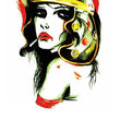 Load image into Gallery viewer, Roman Warrior Woman Best Temporary Tattoos
