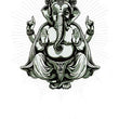 Load image into Gallery viewer, Seated Elephant Buddha In Zen Best Temporary Tattoos
