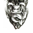 Load image into Gallery viewer, Skull and Devil face Best Temporary Tattoos
