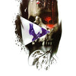 Load image into Gallery viewer, Skull face with Red Eye Best Temporary Tattoos
