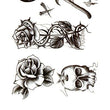 Load image into Gallery viewer, Skull Roses Pentagram Best Temporary Tattoos
