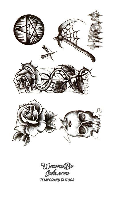 Ghouls & Roses Halloween Flash Event | Portland Flash Tattoos - PDX – Girls  & Roses Tattoo Studio