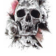 Load image into Gallery viewer, Skull With Sun Burst on Forehead and Roses Best Temporary Tattoos
