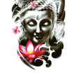 Load image into Gallery viewer, Smiling Buddha and Lotus Blossom Best Temporary Tattoos
