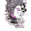 Load image into Gallery viewer, Smoking Woman In A Bone Bun Best Temporary Tattoos

