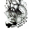 Load image into Gallery viewer, Snake Wrapped Sorcerer Best Temporary Tattoos
