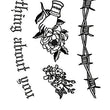 Load image into Gallery viewer, Classic Tattoos Guns and Roses and Daggers Temporary Tattoos
