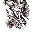 Load image into Gallery viewer, Sorcerer Blowing Smoke Best Temporary tattoos
