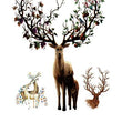 Load image into Gallery viewer, Stag With Living Antler Wreath Best Temporary Tattoos

